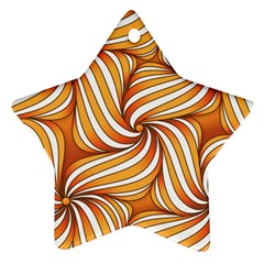 Sunny Organic Pinwheel Star Ornament (two Sides)