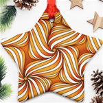 Sunny Organic Pinwheel Star Ornament (Two Sides) Front