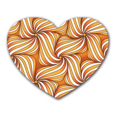 Sunny Organic Pinwheel Mouse Pad (heart) by Zandiepants