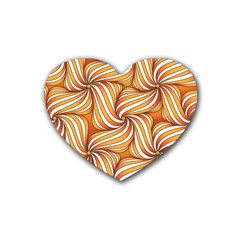 Sunny Organic Pinwheel Drink Coasters (heart)