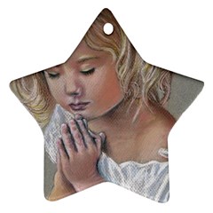 Prayinggirl Star Ornament