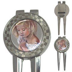 Prayinggirl Golf Pitchfork & Ball Marker by TonyaButcher