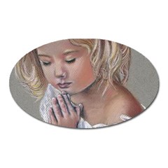 Prayinggirl Magnet (oval)