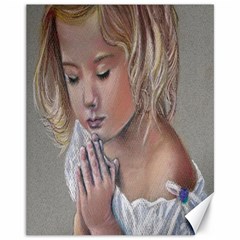 Prayinggirl Canvas 11  X 14  (unframed)