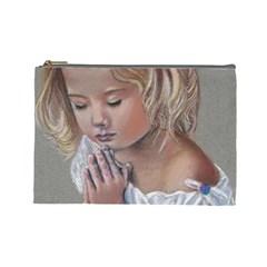 Prayinggirl Cosmetic Bag (large) by TonyaButcher