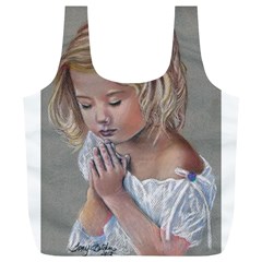 Prayinggirl Reusable Bag (xl) by TonyaButcher