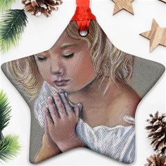 Prayinggirl Star Ornament