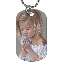 Prayinggirl Dog Tag (one Sided)