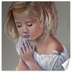 Prayinggirl Canvas 12  X 12  (unframed)