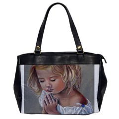 Prayinggirl Oversize Office Handbag (one Side)