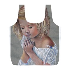 Prayinggirl Reusable Bag (l) by TonyaButcher