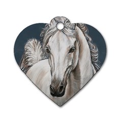 Breeze Dog Tag Heart (one Sided)  by TonyaButcher