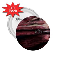 Pier At Midnight 2 25  Button (10 Pack) by TonyaButcher