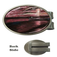 Pier At Midnight Money Clip (oval)