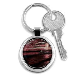 Pier At Midnight Key Chain (round) by TonyaButcher