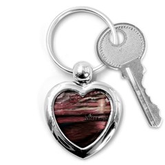 Pier At Midnight Key Chain (heart) by TonyaButcher