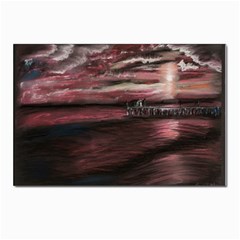 Pier At Midnight Postcard 4 x 6  (10 Pack) by TonyaButcher