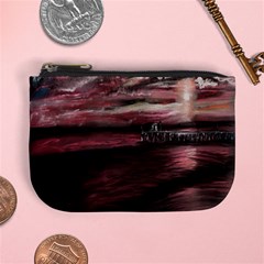 Pier At Midnight Coin Change Purse by TonyaButcher