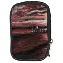 Pier At Midnight Compact Camera Leather Case