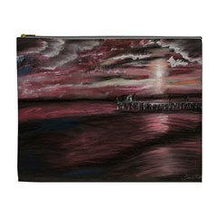 Pier At Midnight Cosmetic Bag (xl)