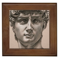 David Framed Ceramic Tile