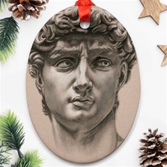 David Oval Ornament by TonyaButcher