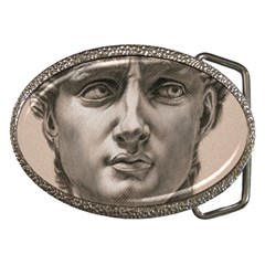 David Belt Buckle (oval)