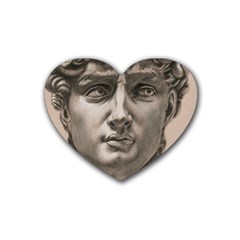 David Drink Coasters (heart) by TonyaButcher