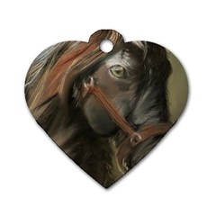 Storm Dog Tag Heart (two Sided)