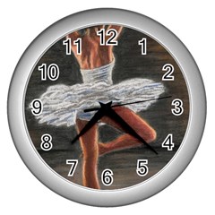 Ballet Ballet Wall Clock (silver)