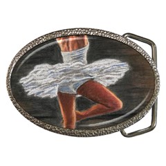 Ballet Ballet Belt Buckle (oval)