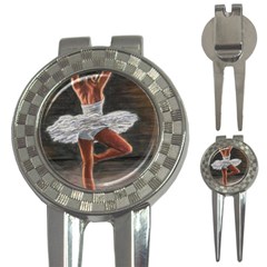 Ballet Ballet Golf Pitchfork & Ball Marker by TonyaButcher