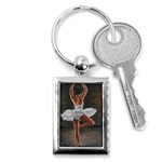 Ballet Ballet Key Chain (Rectangle) Front