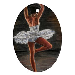 Ballet Ballet Oval Ornament (two Sides) by TonyaButcher