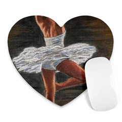 Ballet Ballet Mouse Pad (heart)