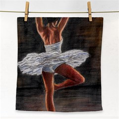 Ballet Ballet Face Towel by TonyaButcher