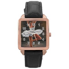 Ballet Ballet Rose Gold Leather Watch 