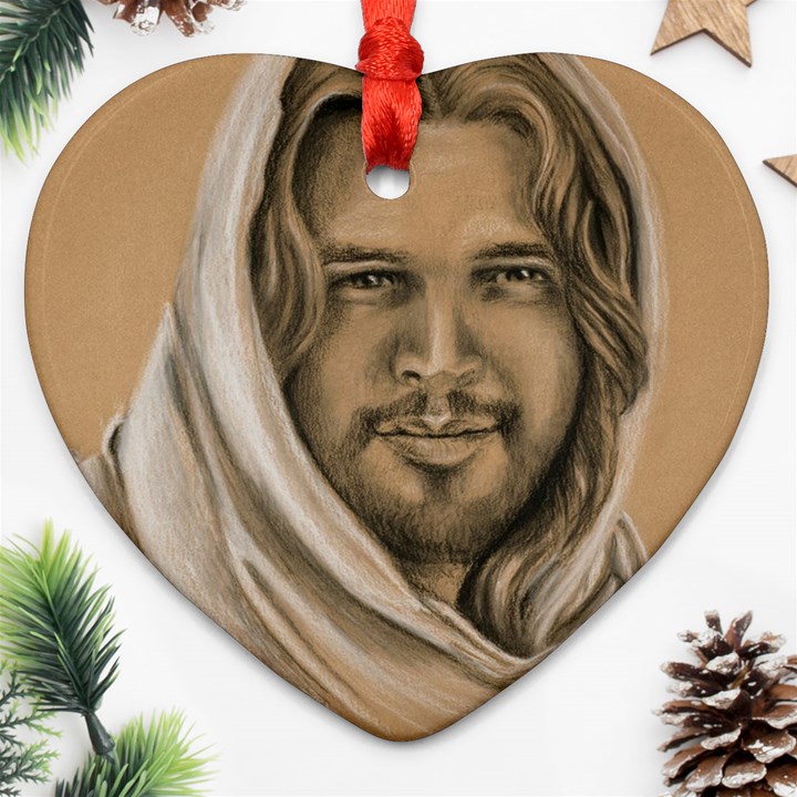 Messiah Heart Ornament (Two Sides)