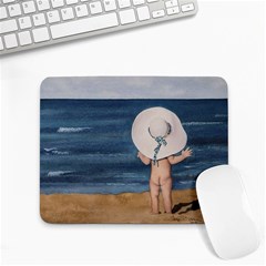 Mom s White Hat Small Mouse Pad (rectangle) by TonyaButcher