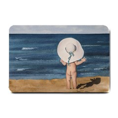 Mom s White Hat Small Door Mat by TonyaButcher