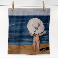 Mom s White Hat Face Towel by TonyaButcher