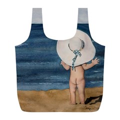 Mom s White Hat Reusable Bag (l) by TonyaButcher