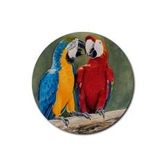 Feathered Friends Drink Coaster (round) by TonyaButcher