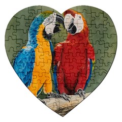 Feathered Friends Jigsaw Puzzle (heart)