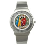 Feathered Friends Stainless Steel Watch (Slim) Front