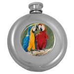 Feathered Friends Hip Flask (Round) Front