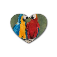 Feathered Friends Drink Coasters (heart) by TonyaButcher