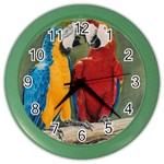 Feathered Friends Wall Clock (Color) Front