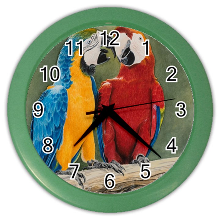 Feathered Friends Wall Clock (Color)