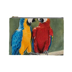 Feathered Friends Cosmetic Bag (large) by TonyaButcher